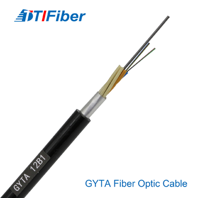 Gyts Gyta Fiber Optic Kablo Ftth Dışarı Siyah Renk G652D G657A2 SM MM
