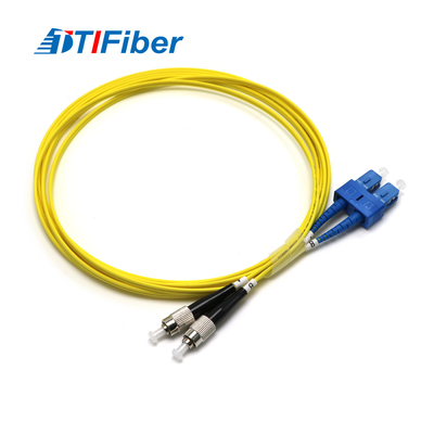 TTIFiber FC-SC SM DX Fiber Optik Yama Kablosu 1m 2m 4m 5m
