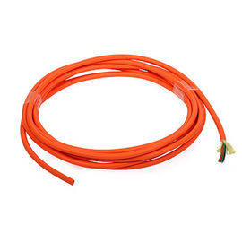 Telekomünikasyon için Orange 8 çekirdekli Multimode kapalı Fiber Optik Kablo
