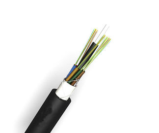 Metalik Olmayan Fiber Optik Kablo GYFTY Çok Çekirdekli 6-288 Kanal Gevşek Boru Özel Uzunluk