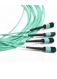 Özelleştirilmiş 48-96 Fiber Optik Yama Kablosu OM4 MTP / MPO 3 Metre, LC Konnektörlü