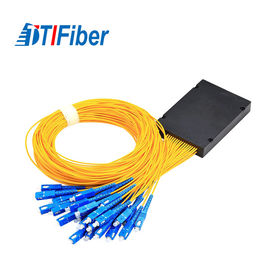 FTTX Sistemi Fiber Optik Ses Kablosu Splitter SC / UPC 1x32 Mini PLC Bağlayıcı
