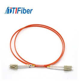 Düşük Ekleme Kaybı Çok Modlu Fiber Optik Yama Kabloları MM 62.5 OM1 LC - LC Tip