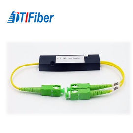 ABS Tipi PLC Fiber Optik Bölücü Tekli 1X2 FTTX Sistem Uygulaması