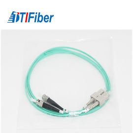 SC-FC LSZH 2.0m Fiber Optik Yama Kabloları, Aqua ile Fiber Optik Ağ Kablosu