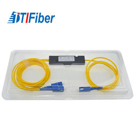 FBT 1X2 2x2 Fiber Optik Bölücü PLC 1310 / 1550nm FTTX Sistemi Için 0.9mm ABS Tipi