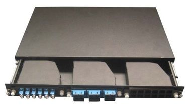 3 adet MPO Kaset Modülleri ile telekomünikasyon abone döngü fiber patch panel