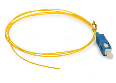 0.9mm 6core, Sarı Fiber Optik Kablo ile 12core ST SM Fiber Optik Pigtail