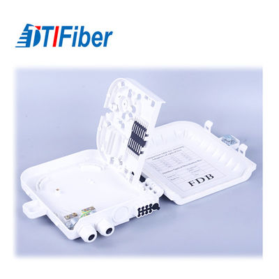 Plastik SMC Fiber Optik Dağıtım Kutusu 16 Çekirdekli SC Suya Dayanıklı FTTH PLC Splitter