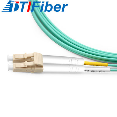 Çift Yönlü Fiber Optik Yama Kabloları Konnektör Tipleri 2.0MM OM3 Çaplı LC / UPC-ST / UPC