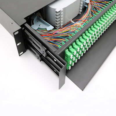 19 İnç 1u 2u Rack Mount Mpo Kaset Patch Panel Plc Splitter Fiber Panel
