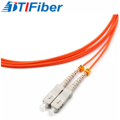 62.5/125 Çok Modlu Fiber Optik Yama Kablosu SC/UPC -SC/UPC SM DX Fiber Kablo