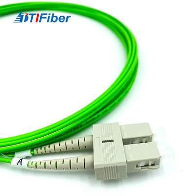 SC-SC Optik Fiber patchcord/pigtail Multimode OM5 50/125um PVC/LSZH Malzemeli Dubleks 2.0 patch cord