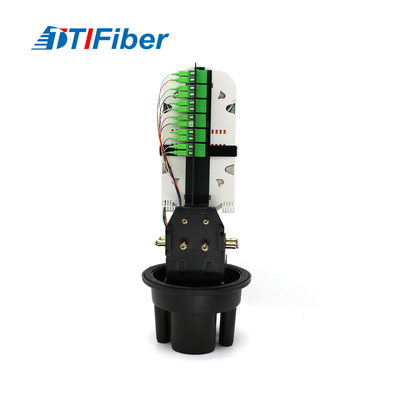 FTTH FTTX için Kubbe Tipi 12 24 48 96 144 288 Çekirdek Fiber Optik Ek Kapatma