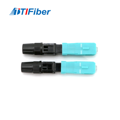 FTTH Bırakma Kablosu Fiber Optik Hızlı Bağlantı Kullanın SC UPC OM3