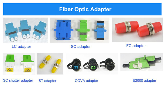 Ftth için TTIFiber Konnektör SC LC FC ST Fiber Optik Adaptörler