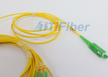 Kutu Tipi SC / APC 1X4 Fiber Optik Bölücü Dijital Optik Kablo Bölücü
