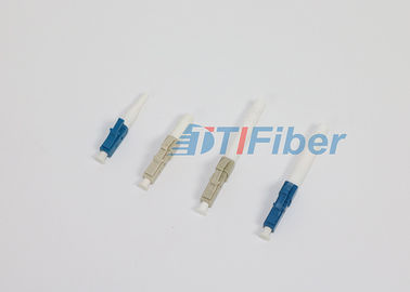 FTTX Network İçin Tek Modlu Çift Yönlü LC / PC Fiber Optik Kablo Konnektörleri