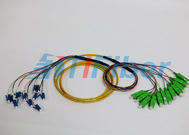 Multifiber 0.9mm, 2.0mm SC / LC / FC / ST / MTRJ Konnektörler Fiber Optik Yama Kablosu