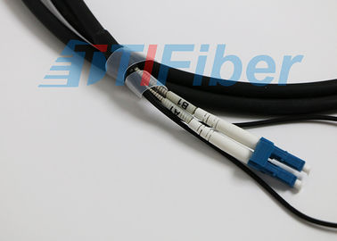 Zırhlı Kablo LC / UPC'den LC / UPC'ye Tekli Mod Çift Yönlü Fiber Optik Yama Kabloları