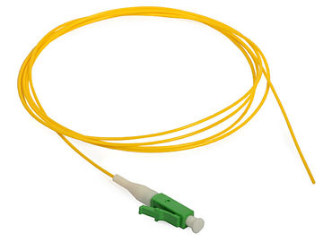 LC / APC 0.9mm Optik fiber Pigatil Jumper Tekli ağ PVC