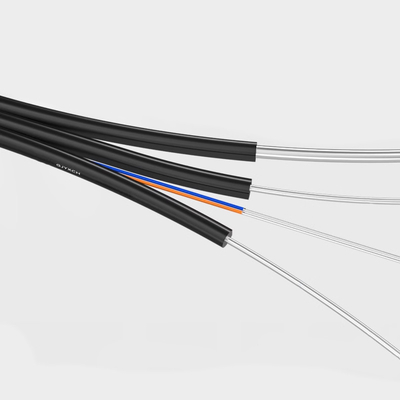 Açık hava kablosu GJYXCH Drop Kablo LZSH Tek Mod 1 2 4 Çekirdek G652D G657A1 G657A2 FTTH Fiber Drop Optic Kablo