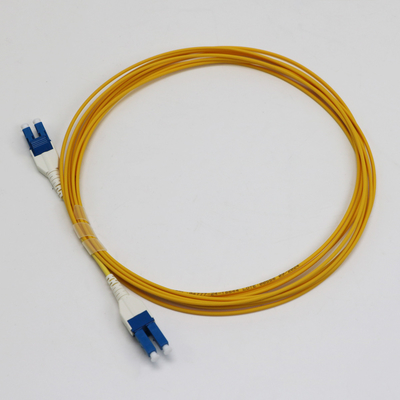 LC Uniboot Zip Cod Single Mode G657.A1 BendInsensitive Duplex 2mm LSZH Düşük Kayıp 0.15dB Fiber Patch Cord