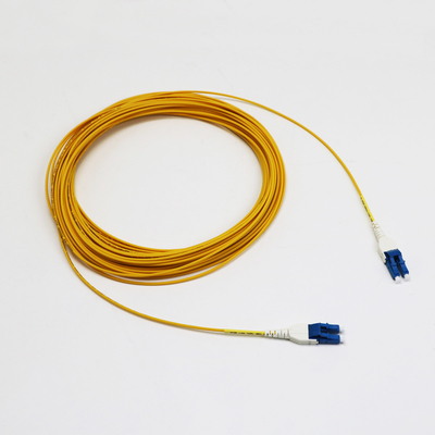Uniboot LC Fiber Jumper 1M LC UPC To LC UPC Tek Mod G657.A1 BendInsensitive 2mm LSZH Düşük Kayıp 0.15dB Fiber Patch Cord