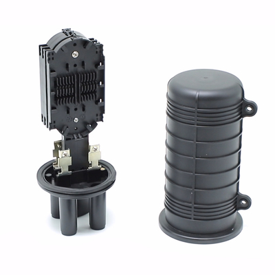 Dome Fiber Optic Box 12 Core 24 Core 36 Core 1 Input 2 Output ABS Siyah Mini Fiber Splice Kapama