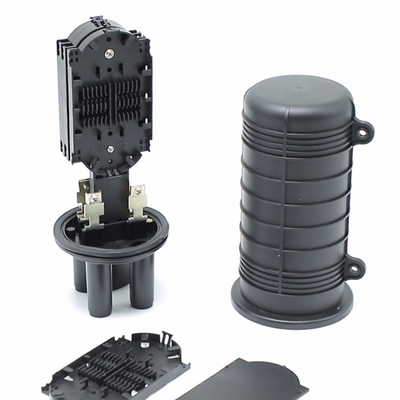 Dome Fiber Optic Box 12 Core 24 Core 36 Core 1 Input 2 Output ABS Siyah Mini Fiber Splice Kapama
