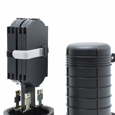 Dome Fiber Optic Box 12 Core 24 Core 36 Core 1 Input 2 Output ABS Siyah Mini Fiber Splice Kapama