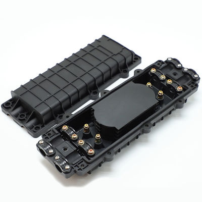 Fabrika fiyatı Fiber Optic Box 12 24 36 Core 2 Input 2 Output Fiber Optic Splice Closure