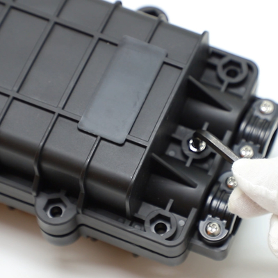 Fabrika fiyatı Fiber Optic Box 12 24 36 Core 2 Input 2 Output Fiber Optic Splice Closure