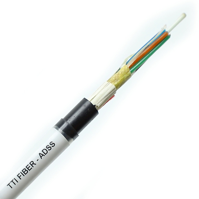 Havai ADSS G652D G657A1 G657A2 1 12 24 48 96 144 çekirdekli tek modlu dış mekan fiber optik kablolar