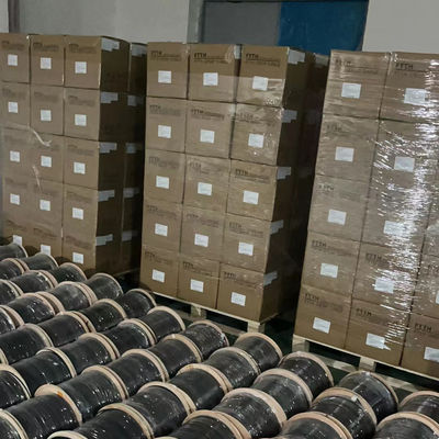 Dış İç FTTH GJYXCH Drop Kablo G657A G652D 1 2 Çekirdek Fiber Ev Fiber 1km 2km Fiber Optic Kablo