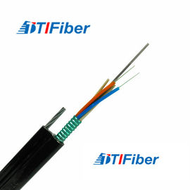 Kendinden Destekli Amored Fiber Optik Kablo GYTC8S FTTH Anten Kurulumu PE Materiall