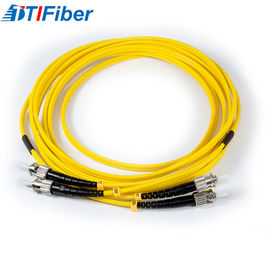 Yüksek Kararlılık Fiber Optik Yama Kablosu SC / UPC 2.0mm LSZH Ceket Sarı Renk