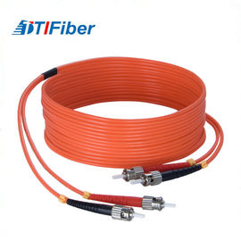 Dayanıklı Fiber Optik Yama Kabloları ST-ST-MM-OM3 Tek Yönlü Dubleks 1 ~ 144 Çoklu Elyaflar