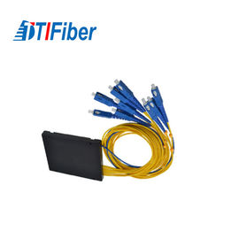 Bağlayıcı SC / UPC Dijital Optik Kablo Splitter 2.0mm 1.5 M 1X8 ABS Modülü