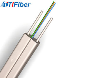İç Mekan Tekli Mod Fiber Optik Kablo FTTH 1 2 4 Çekirdek KFRP Mukavemet Üyesi Malzemesi