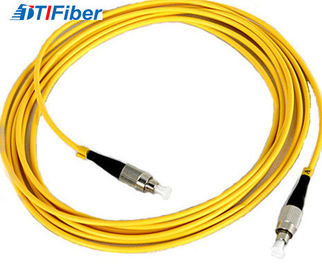 Çift Yönlü / Tek Yönlü Fiber Optik Yama Kablosu Özelleştirilmiş PVC LSZH Ceket 5 Yıl Garanti