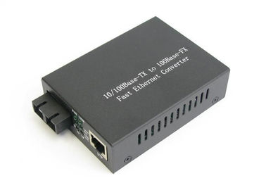 Çift Gigabit fiber optik medya dönüştürücü Tam Çift Yönlü, 10/100 / 1000M