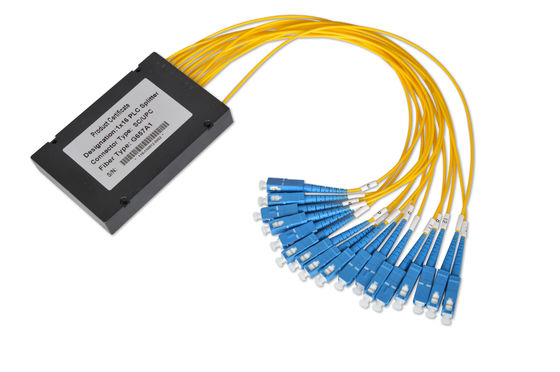 SC / APC Fiber Konnektörlü 1 × 32 PLC Tekli optik fiber ayırıcı