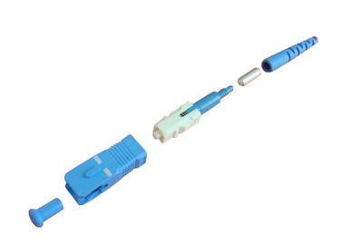 Fiber Optik Haberleşme için Mavi / Yeşil Konut 3.0mm sc optik konektör
