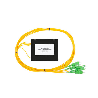 SC APC Konektörü Fiber Optik Bölücü 1x4 PLC Bölücüler 1650 nm