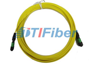 3.0mm Yuvarlak Fiber Kablo ile 12 çekirdekli MTP Fiber Optik Patch Cord