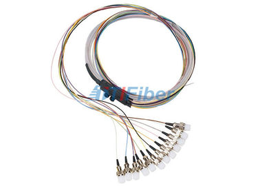 FTTH Fiber Optik Pigtail Şerit 12 Çekirdekli Çok Modlu Fiber Optik Kablo Suya Dayanıklı