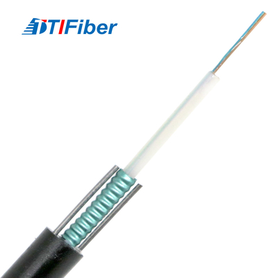 Dış Mekan SM GYXTW 2 4 6 8 10 12 Çekirdekli Zırhlı Fiber Optik Kablo
