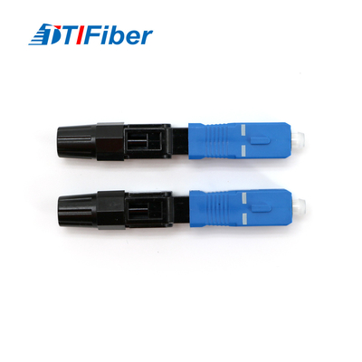 FTTH Bırakma Kablosu Alan Sonlandırma için Fiber Optik Hızlı Konektör SC UPC