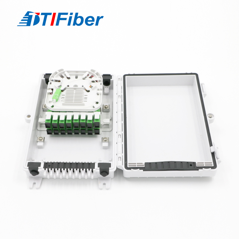 ABS Veya PC Malzeme Optik Fiber Dağıtım Kutusu Açık 8 çekirdekli 16 çekirdekli 24 çekirdekli